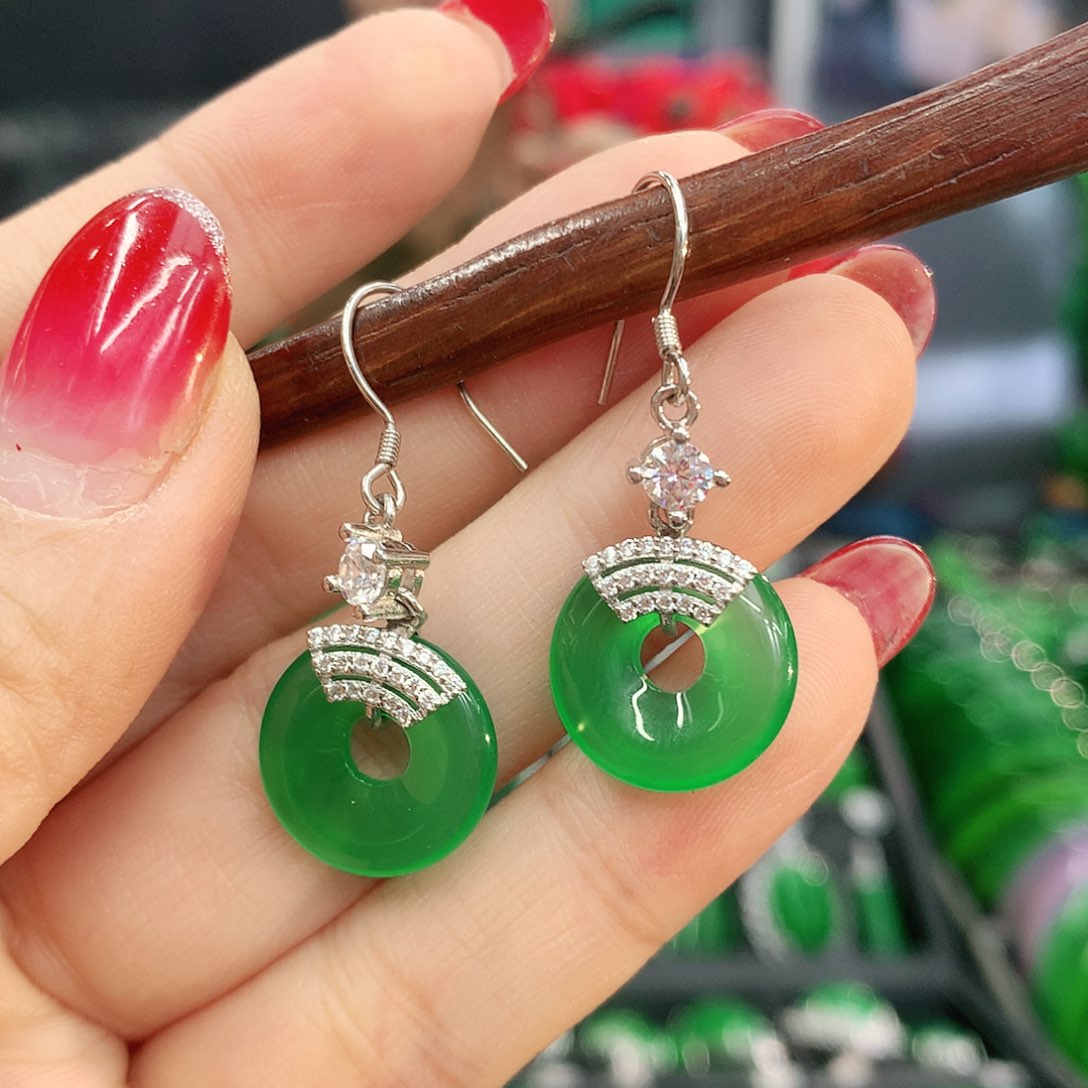 银S925镶嵌戒指玛瑙/玉髓