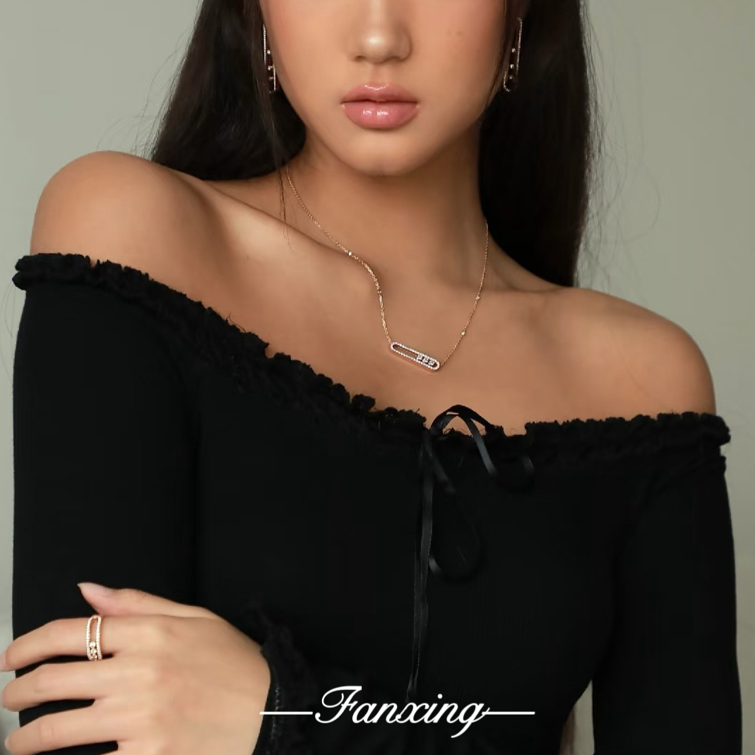 合金项链 新款CNC精工可滑动手链项链中号（理性下单）