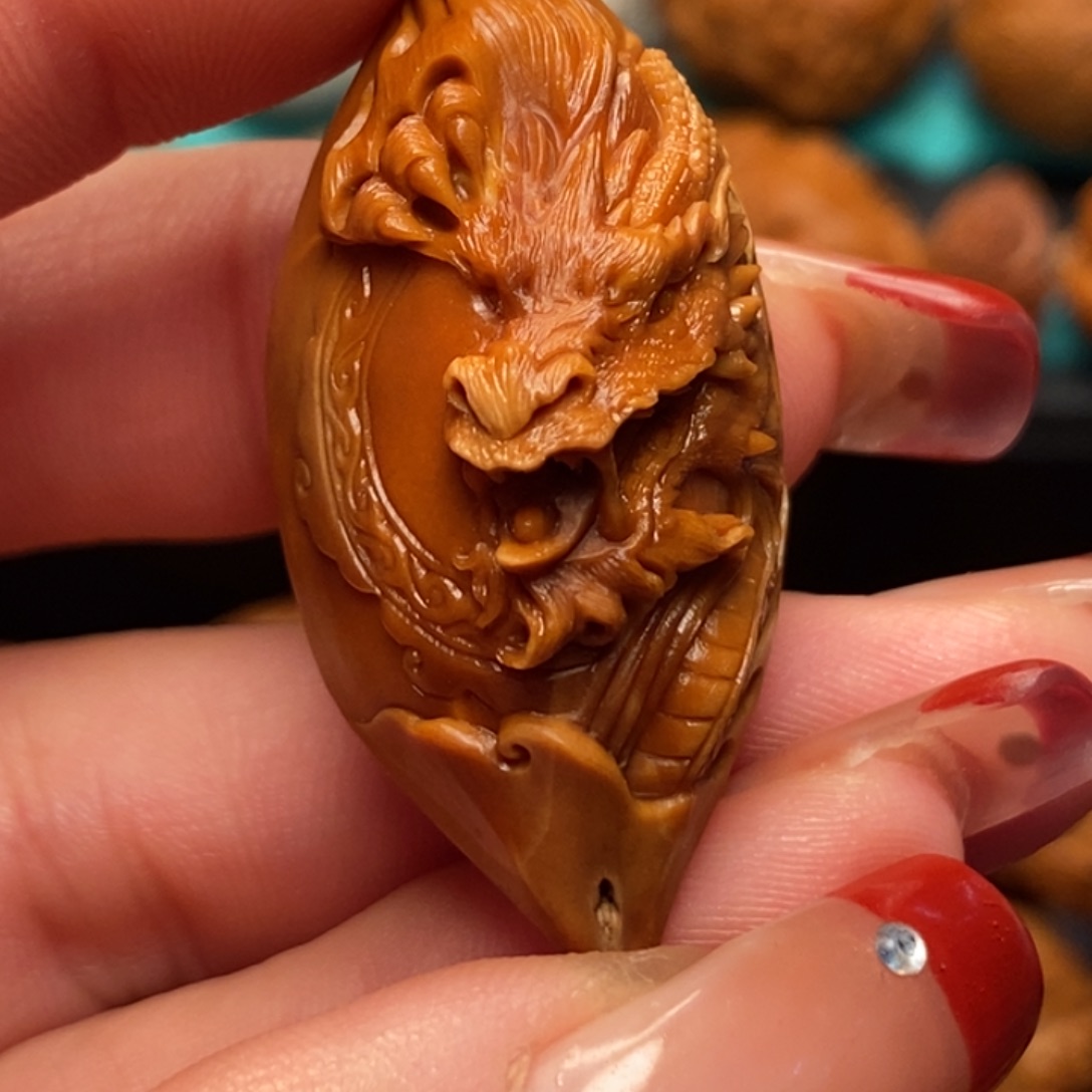 我***星橄榄核手串/手链龙