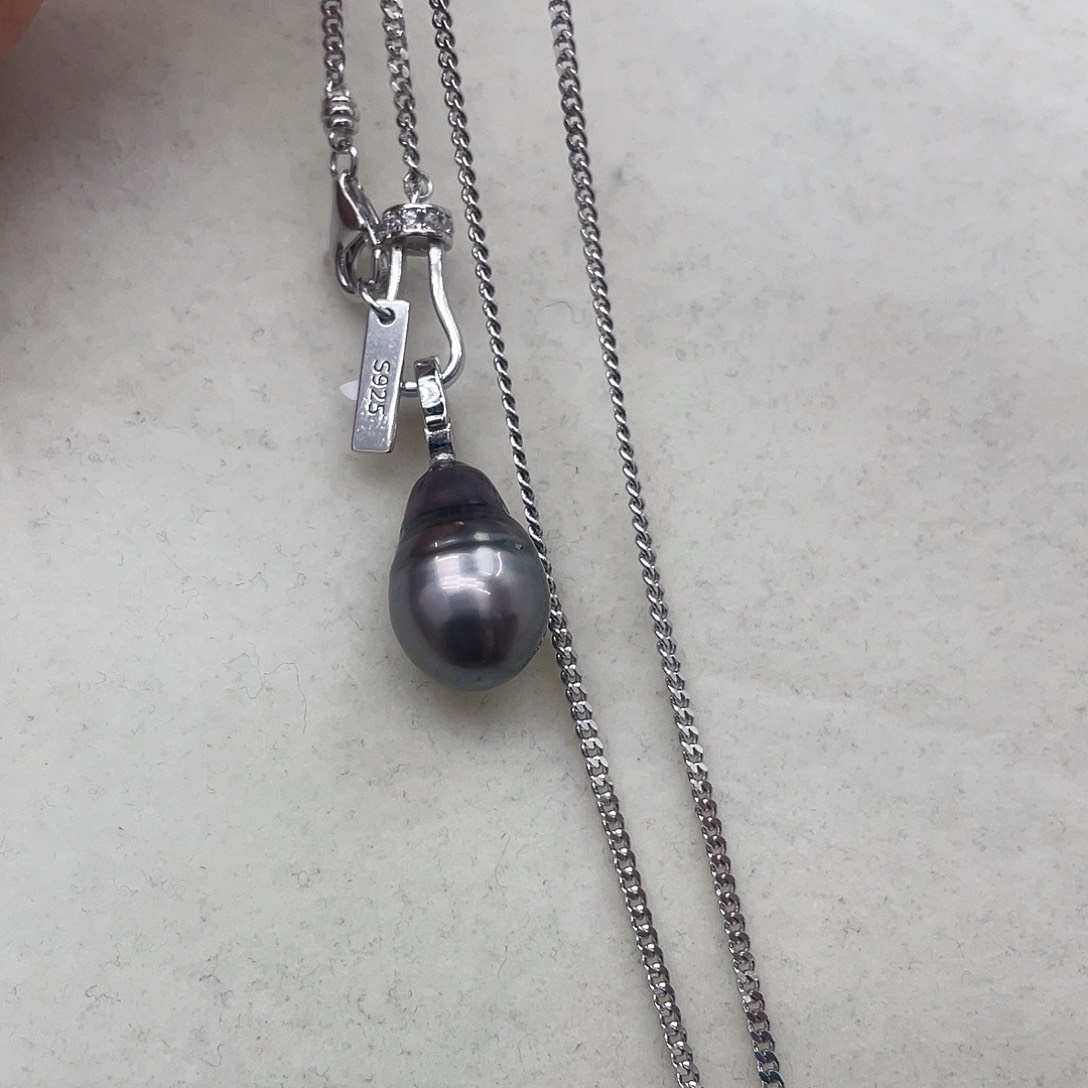 颈饰海水珍珠银S925镶嵌