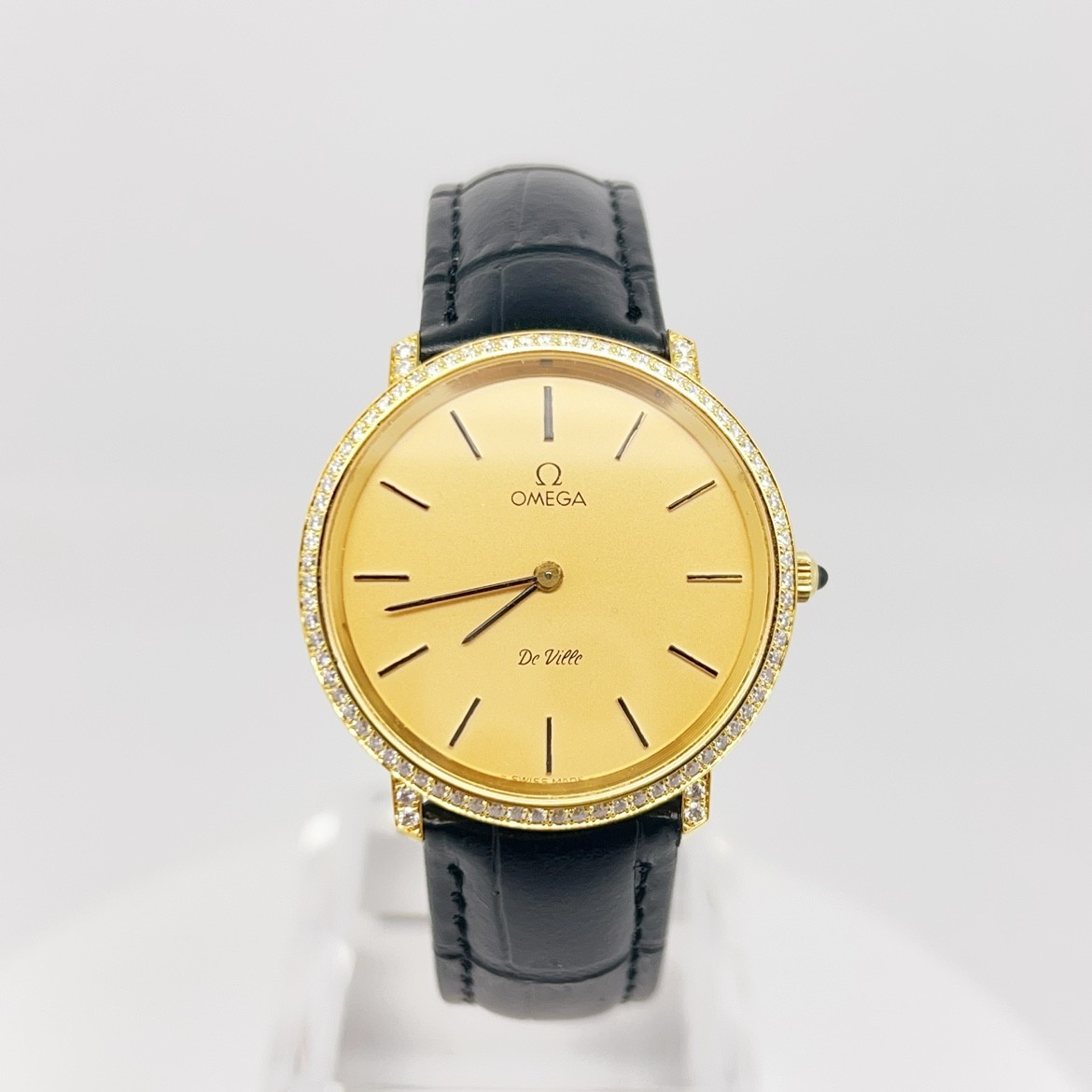 95新 Omega/欧米茄 手动机械表后钻33mm/公价32999/wh8607