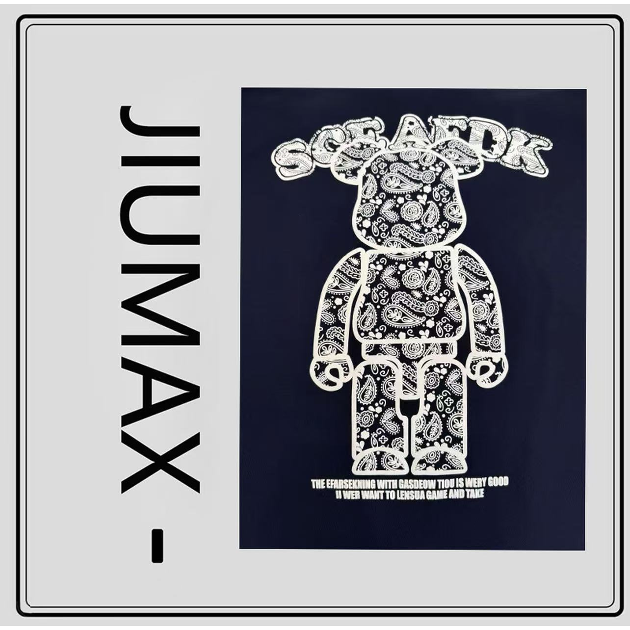 K132-2夏季男女同款百搭时尚潮牌短袖T恤