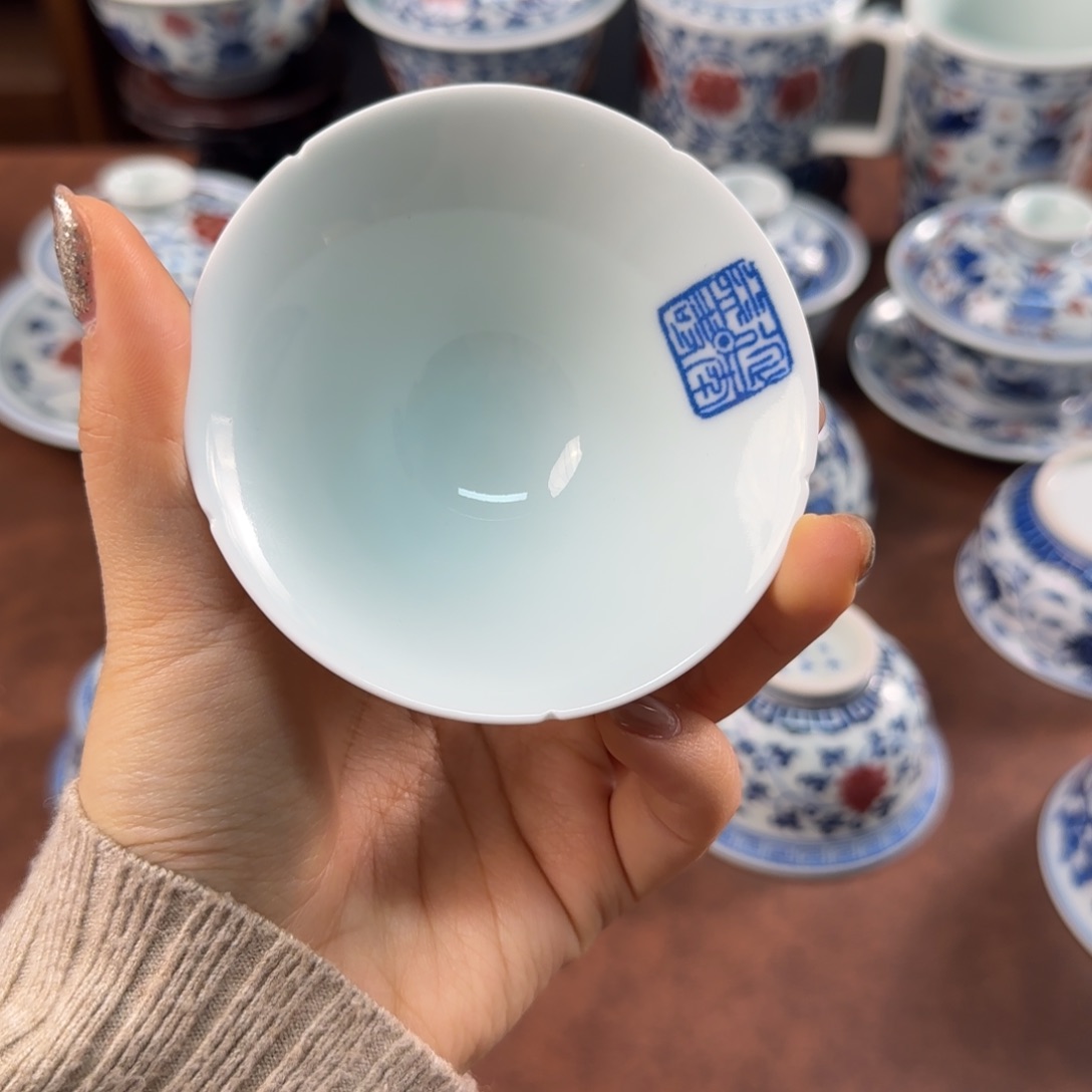 杯景德镇陶瓷九段烧