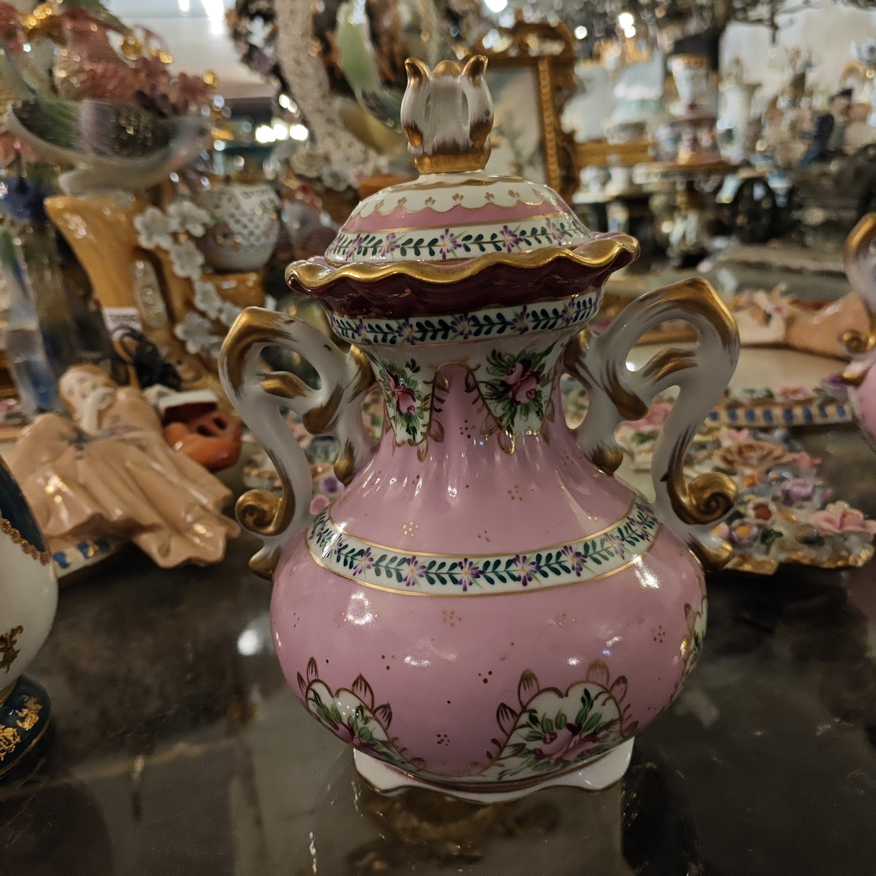 纯手绘 奖杯 花瓶 摆件