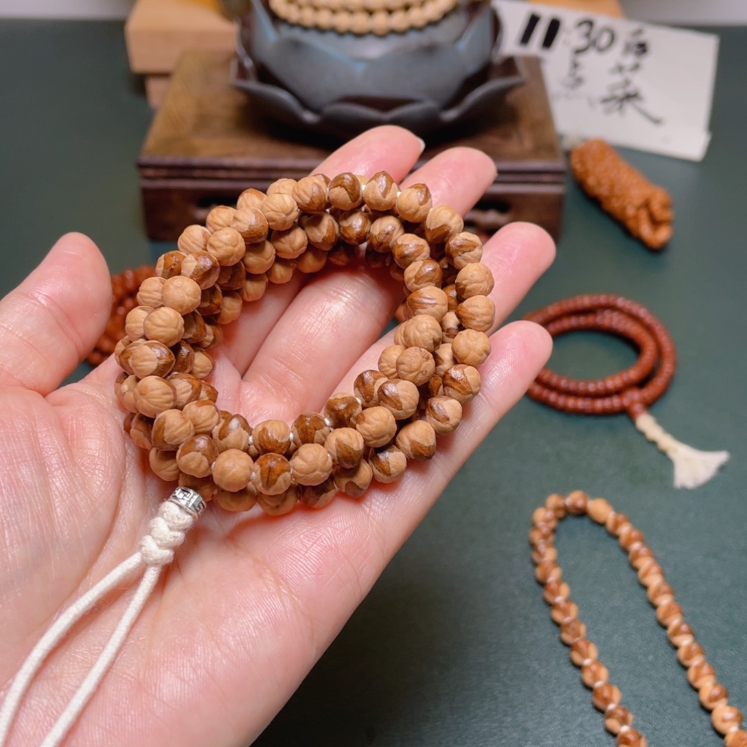 柏香籽/百香籽吊坠三菱长串