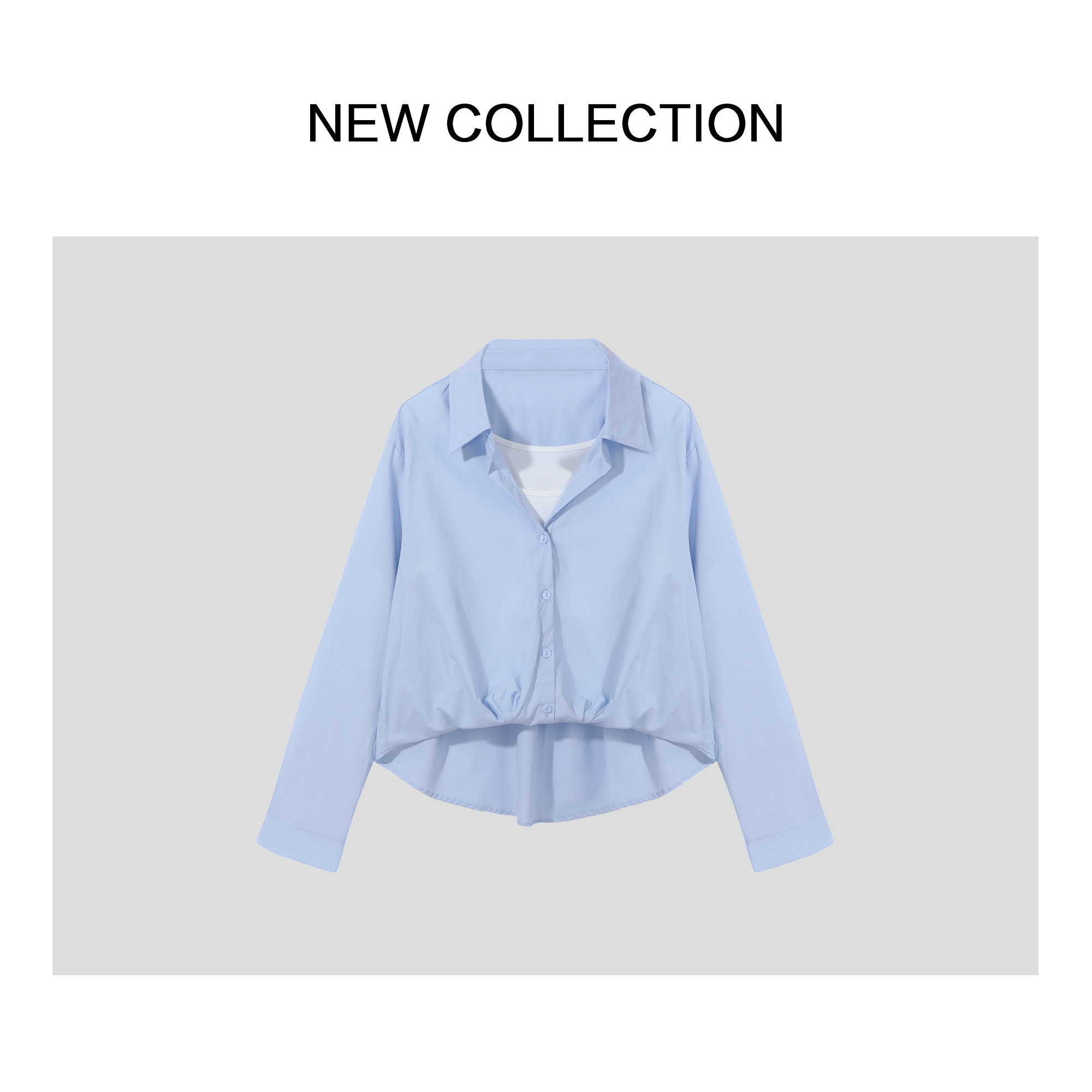 【婷婷专属】新款秋装时尚百搭衬衫 C5516015B-16015