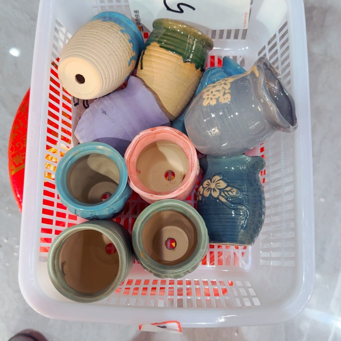 紫砂花盆粗陶盆醋