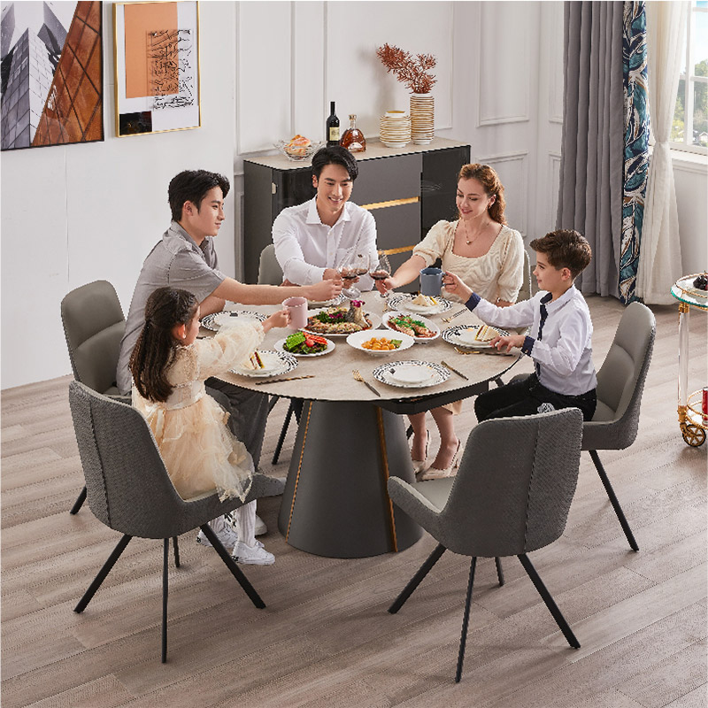 家具【国补】芝华仕意式轻奢客厅配套茶几电视柜餐桌椅10761