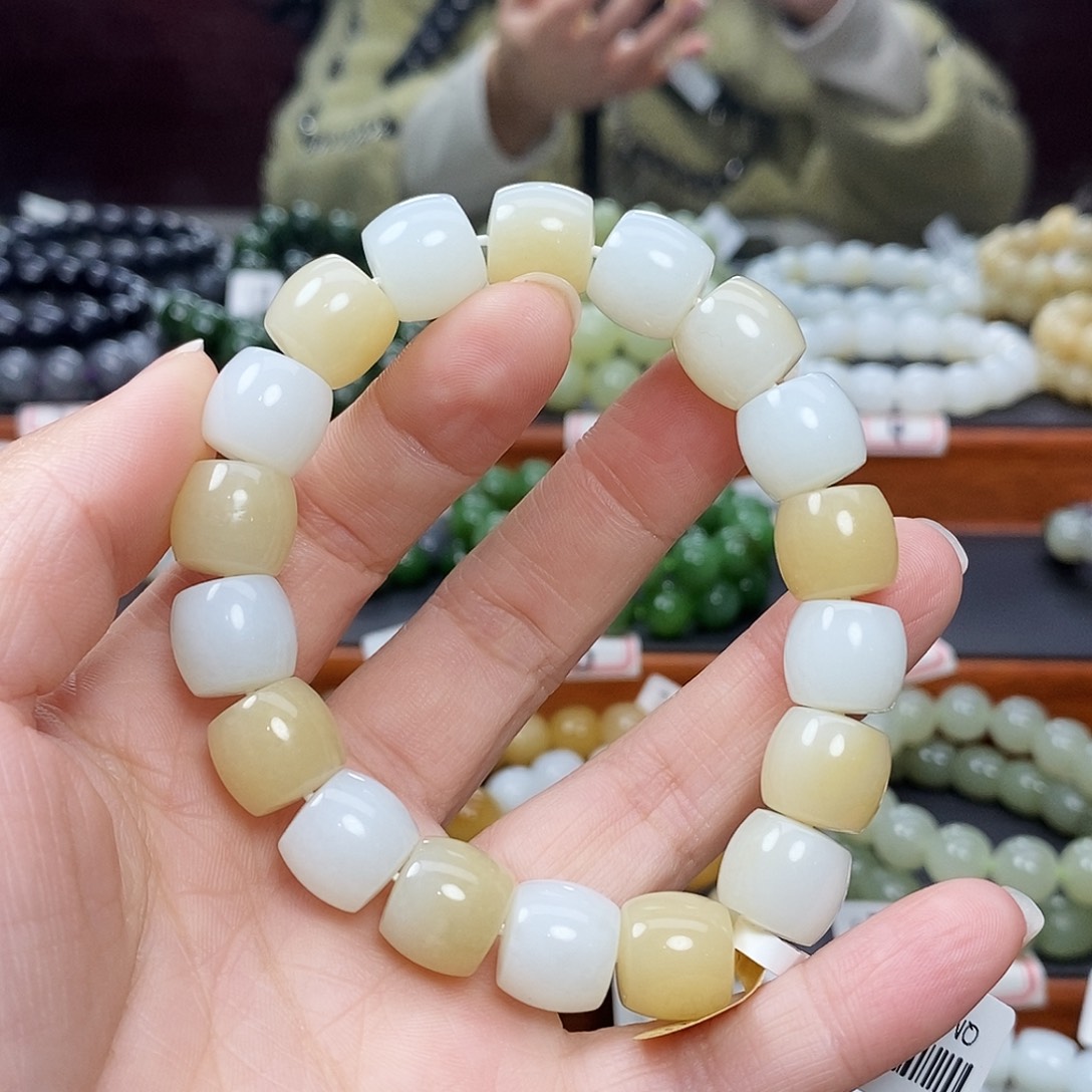 和田玉手链未镶嵌