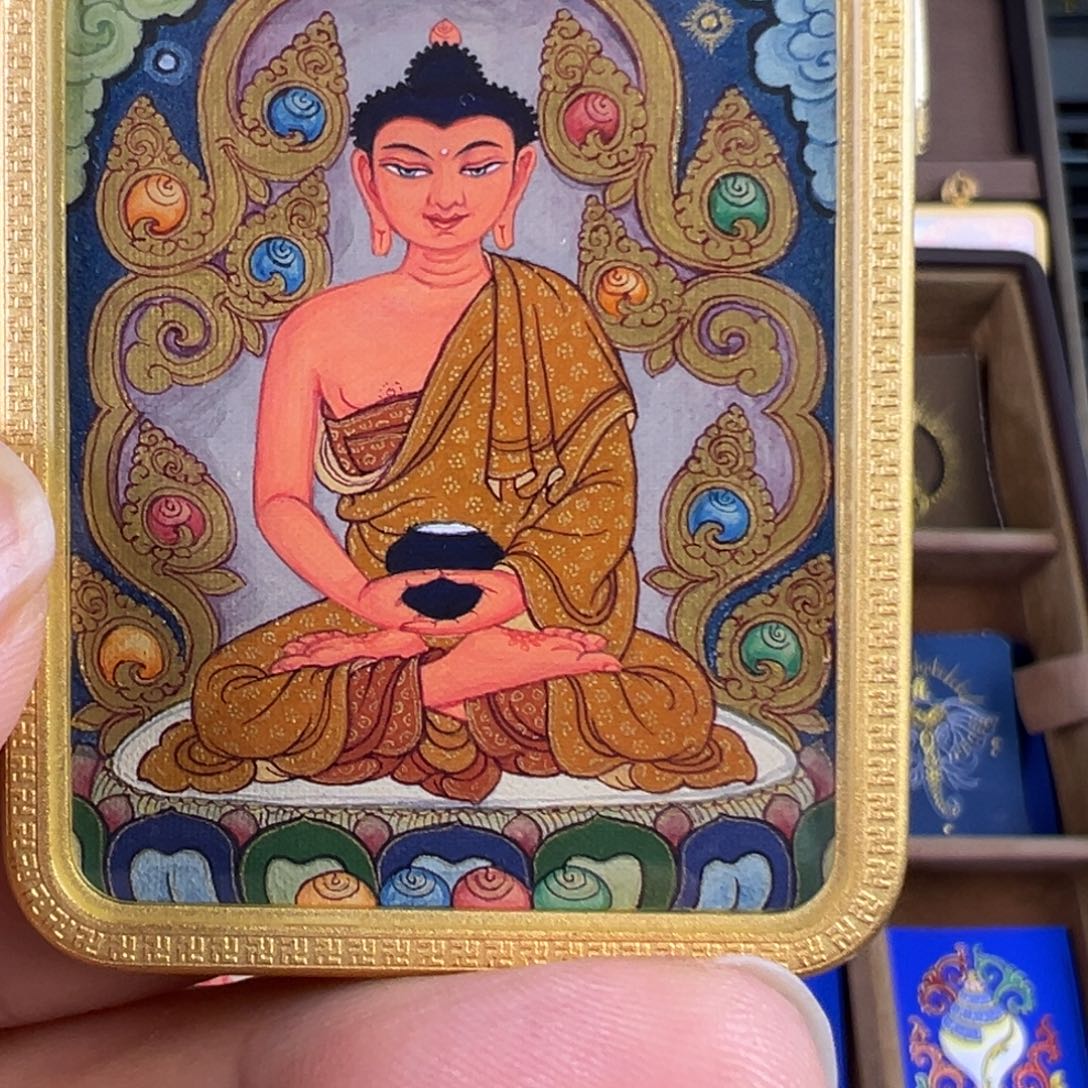 鲸***生吊坠藏卡手绘阿米