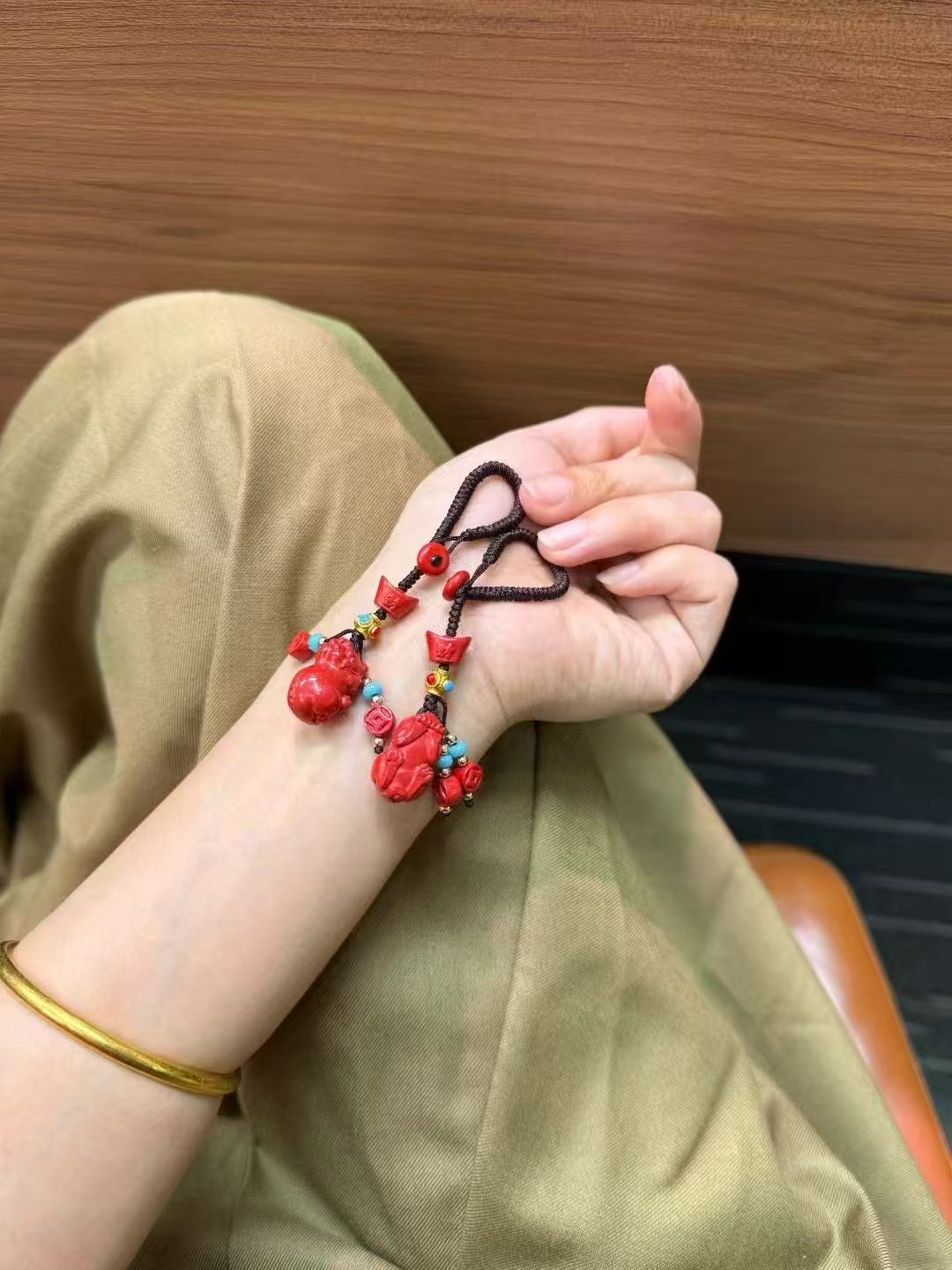 红砂貔貅钥匙挂件包挂情侣款