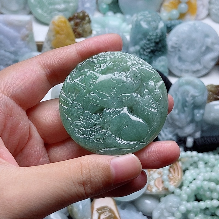 吊坠(不含链)未镶嵌翡翠1