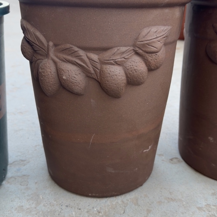 琳***珊紫砂花盆口25高31宜兴紫砂花泥