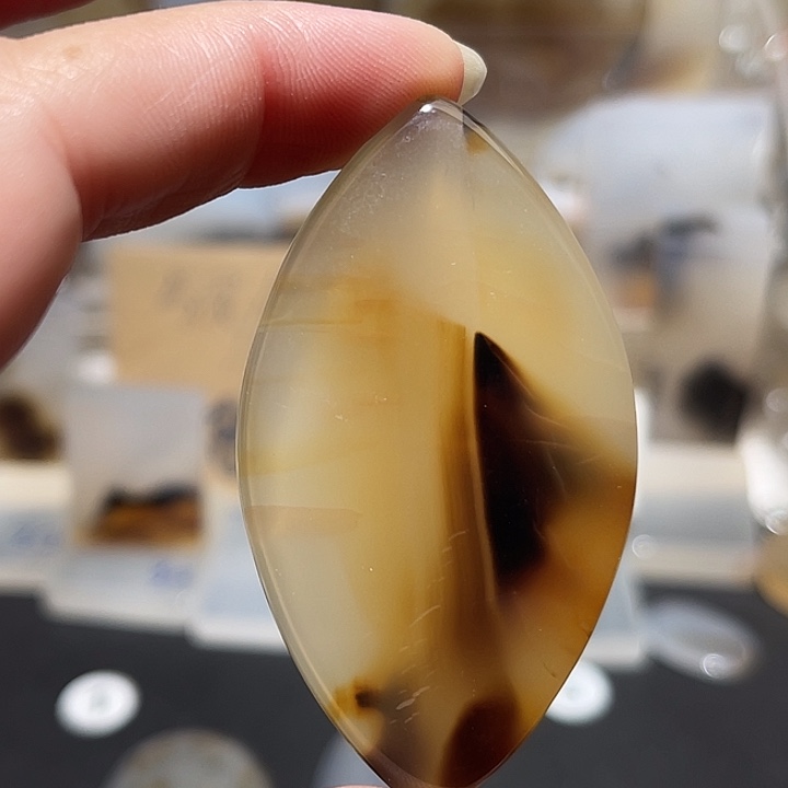 未镶嵌发饰玛瑙/玉髓