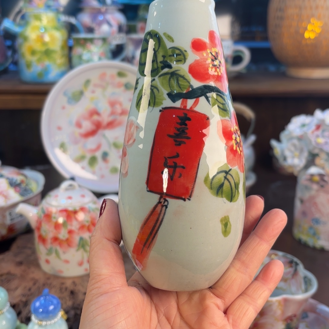 景德镇手绘高温釉下彩陶瓷茶具