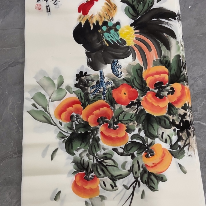 枕书斋画廊的直播间