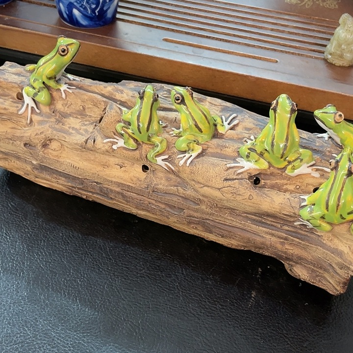 陶中古工艺品摆件