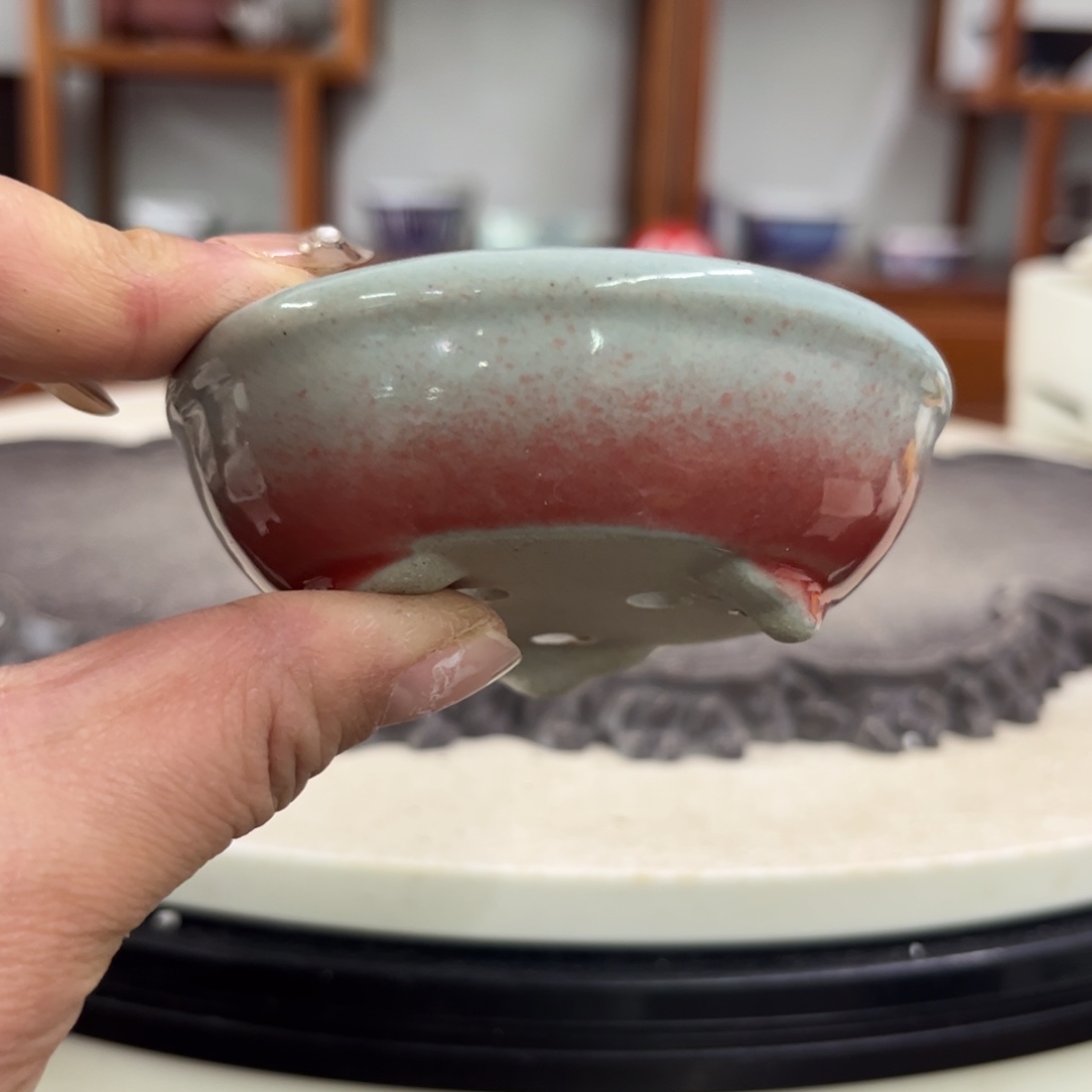 紫砂花盆瑕疵2.5-8。。。