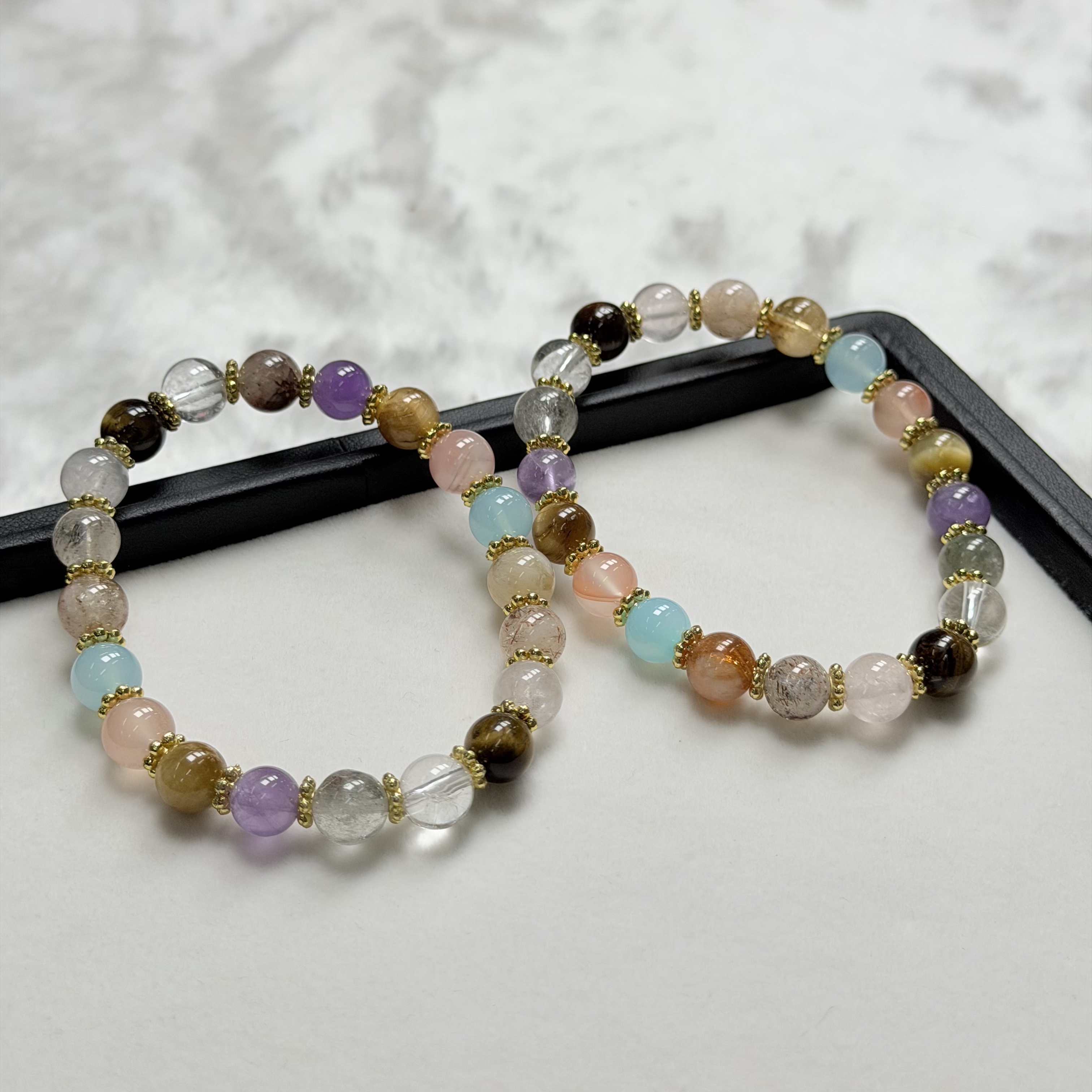 【睿泽赏宝】多宝 水晶手串 多样性发一10mm KZS121308