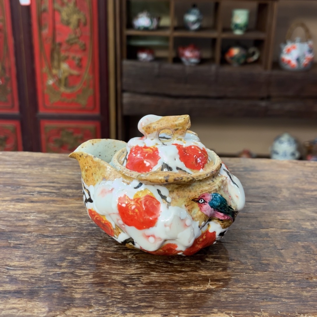 景德镇柴烧手工手绘陶瓷