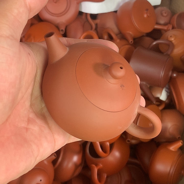 原矿茶具茶壶朱泥周边110