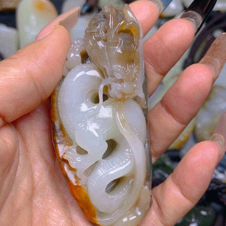 和田玉挂件未镶嵌