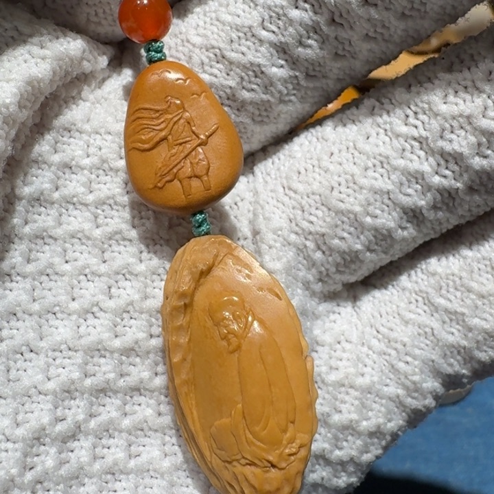 橄榄核手串/手链核雕艺术