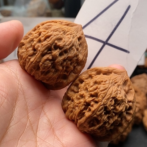 吊坠桃核39全品红狮子