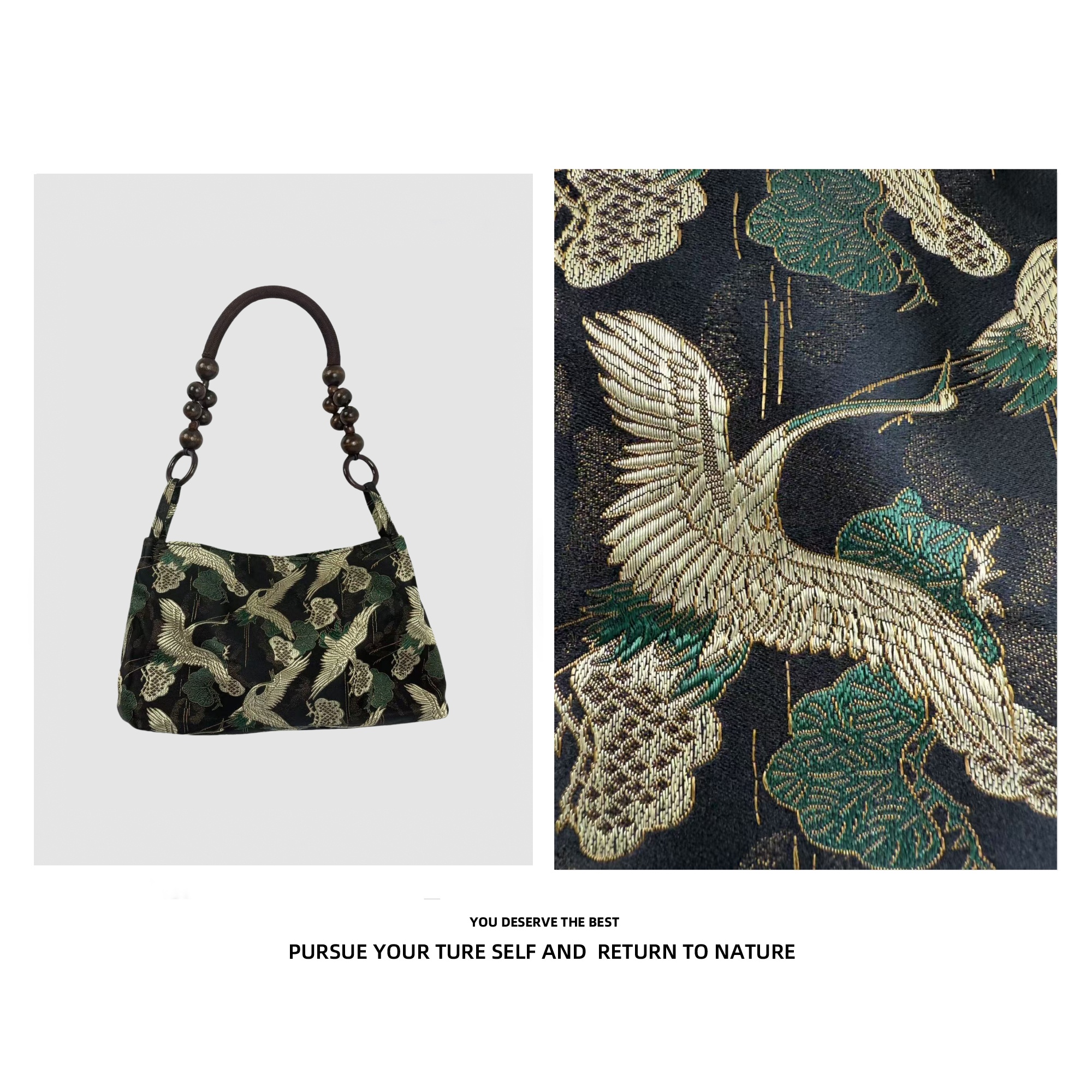 新中式国风包复古手提旗袍文艺女士手工设计大容量时尚百搭25636