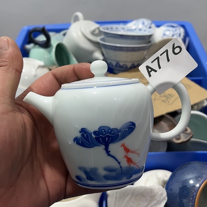 茶具默认微瑕瓷器、茶具、壶、摆件，介意勿拍 