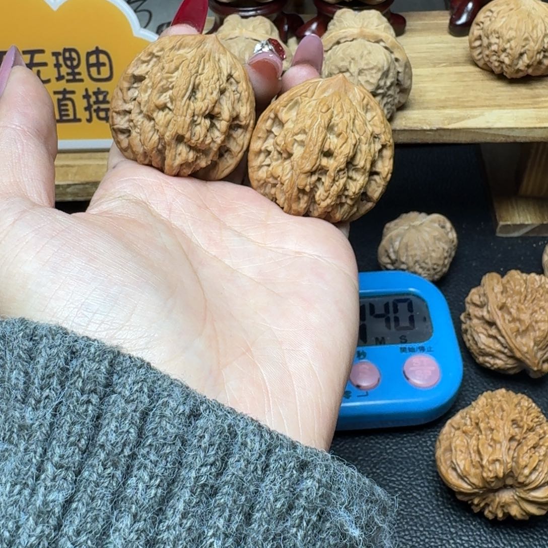 文玩核桃吊坠39麦虎全品精对