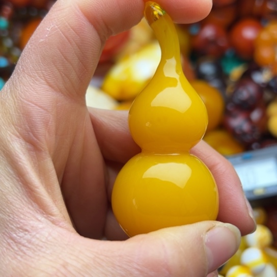 琥珀（花珀）手串未镶嵌蜜蜡