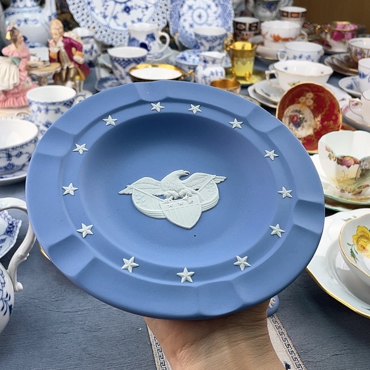 中古欧瓷瓷器小房子