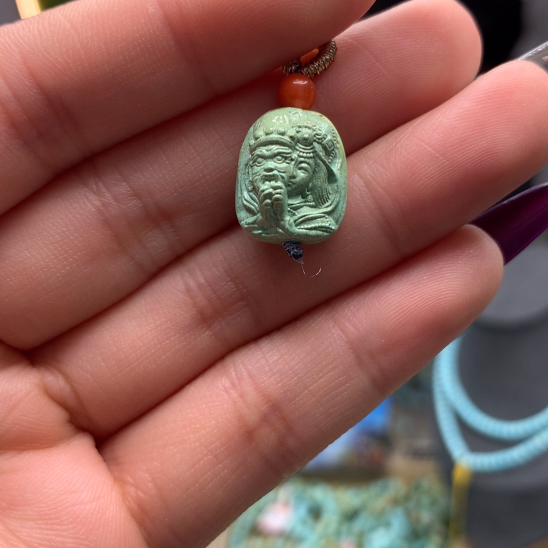 绿松石挂件未镶嵌