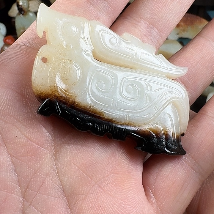 和田玉（糖玉）未镶嵌挂件