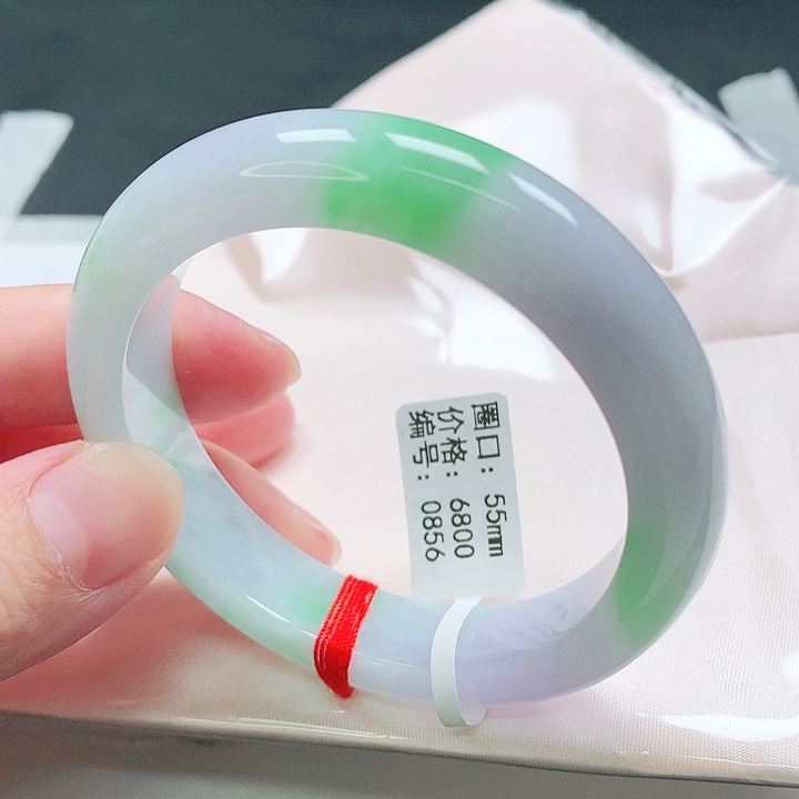 翡翠未镶嵌手镯手镯55