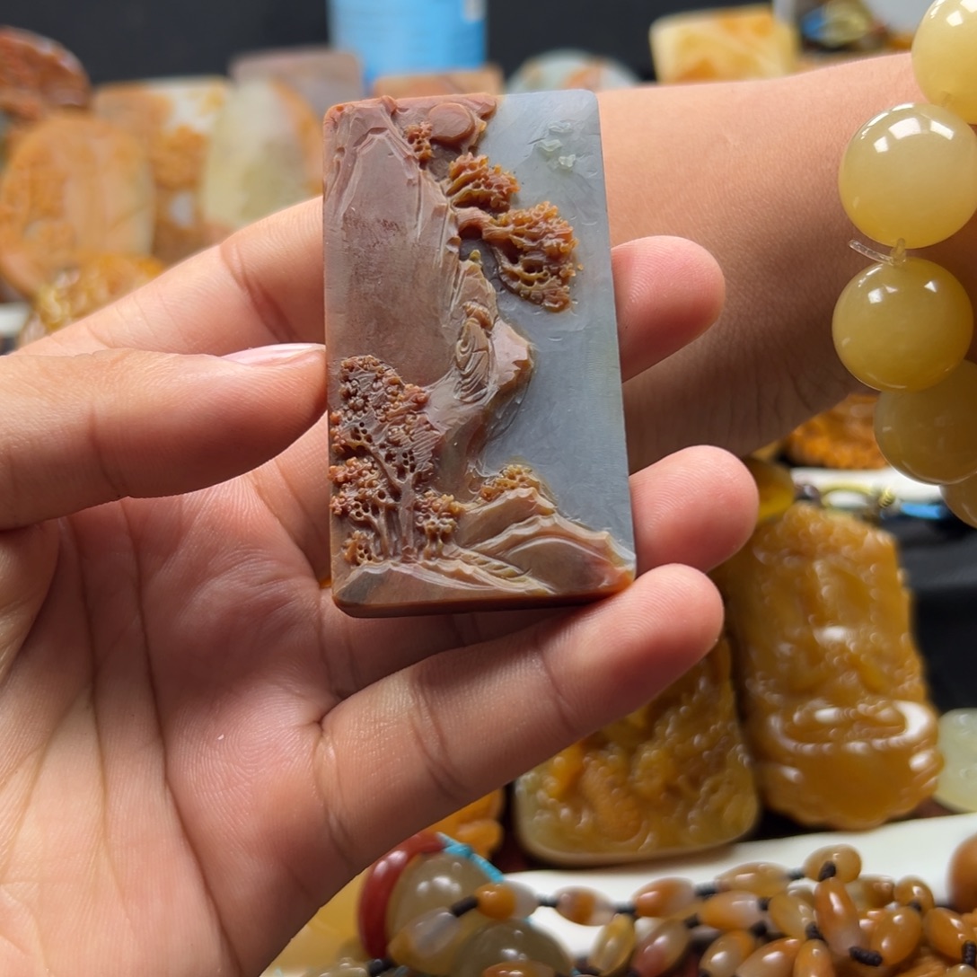 石英质玉（黄龙玉）未镶嵌多选一发货