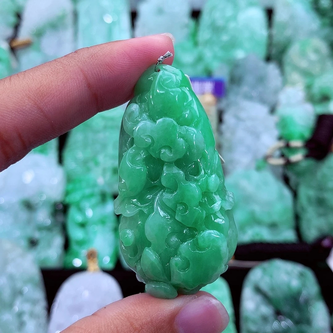 天然A货翡翠白菜