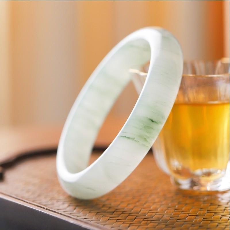 新疆天山翠正圈手镯多样性发货拍一发一（直播间选品下单备注编号）