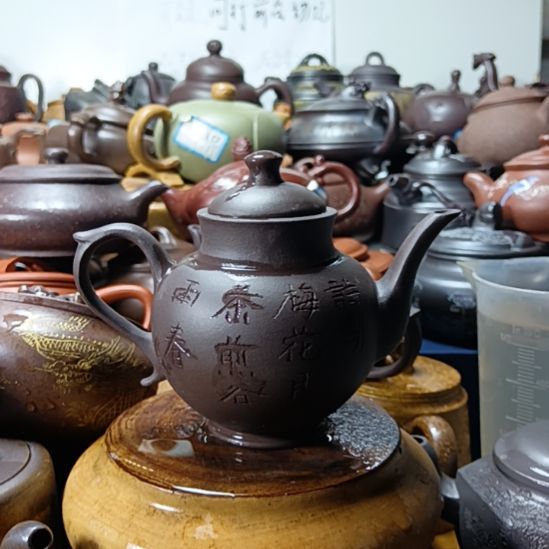茶壶紫砂宜兴原矿老紫泥300cc紫砂壶
