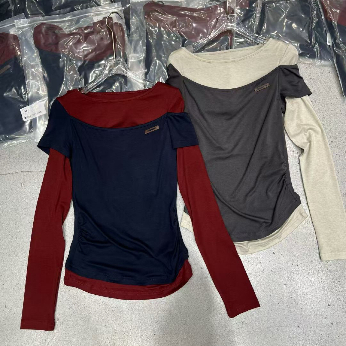 【JINJIN】2025秋冬新款小众设计款长袖上衣（3885）NO退NO换