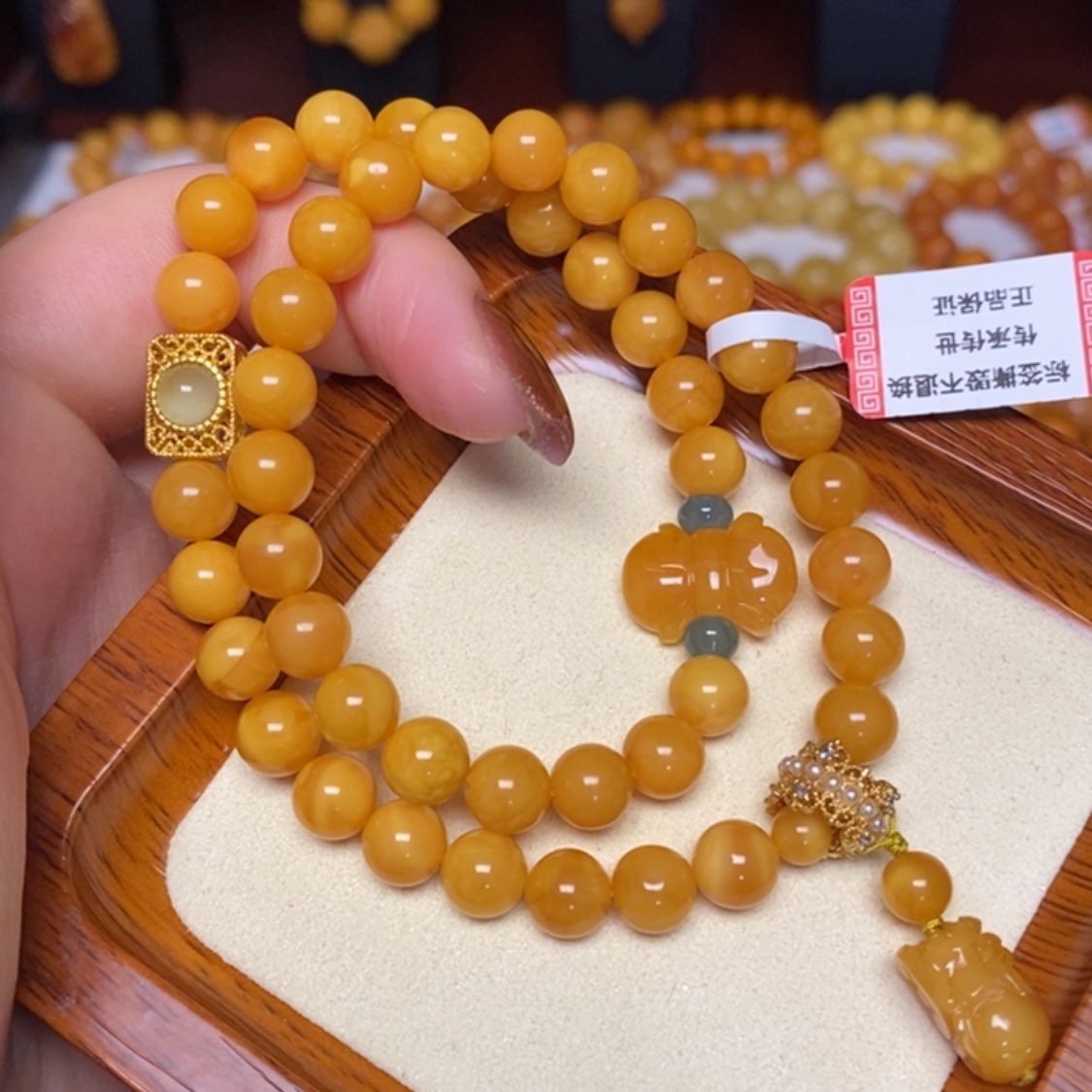 【闪购商品】蜜蜡手链未镶嵌手串