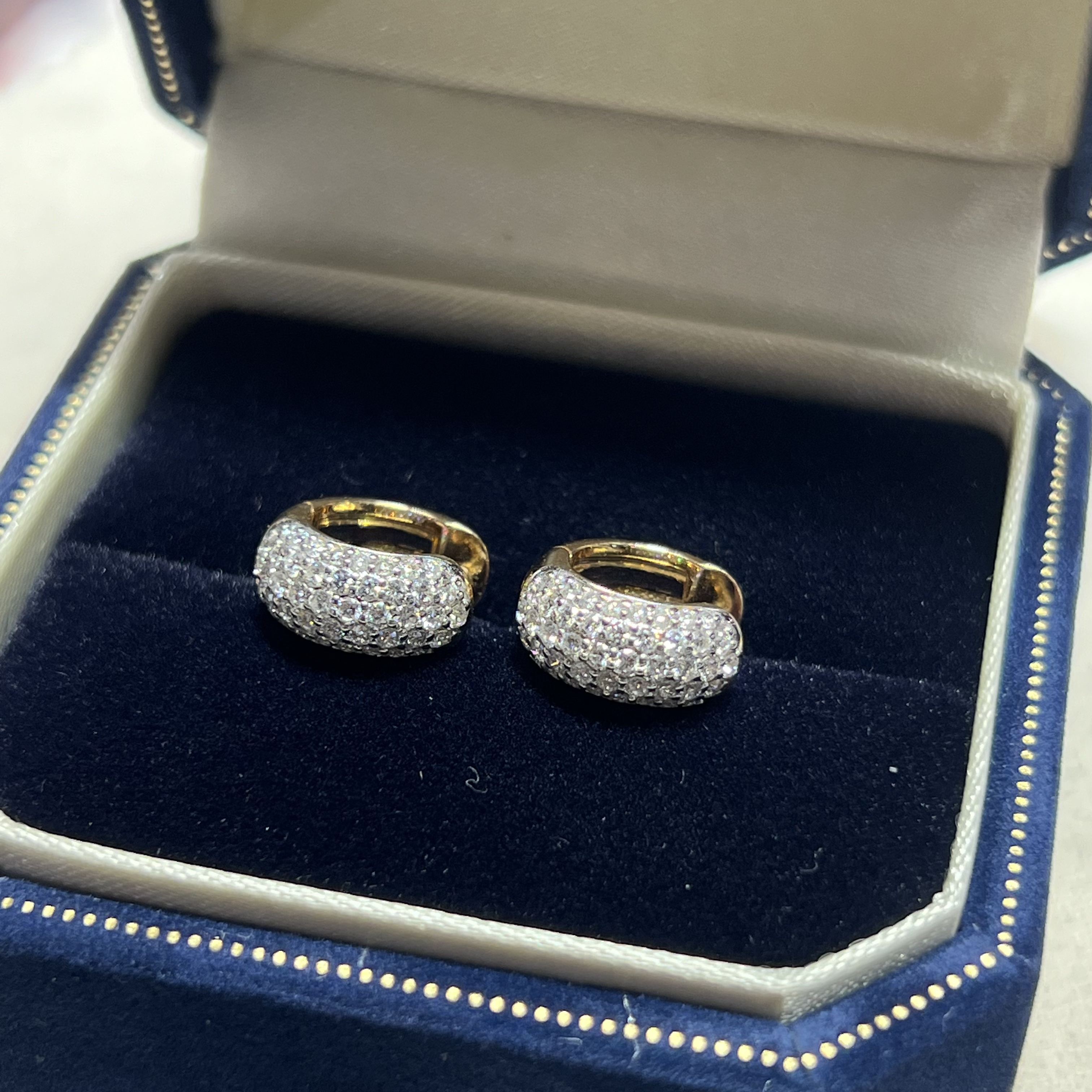 18k金钻石耳扣耳包精致小巧