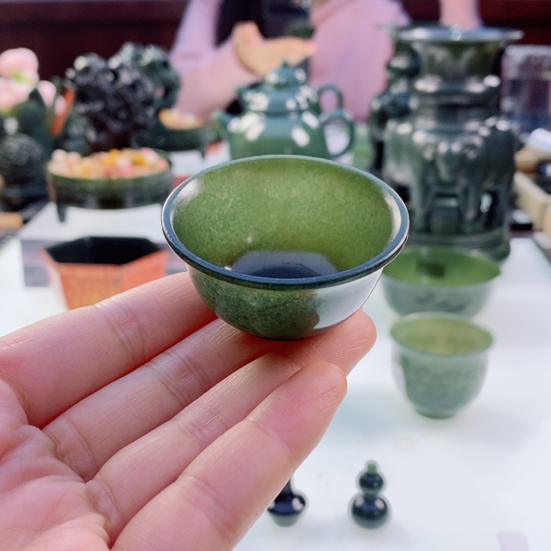 和田玉（青玉）摆件未镶嵌