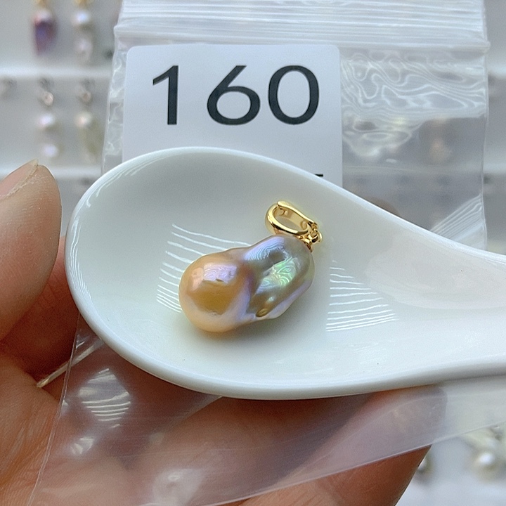 淡水珍珠颈饰银S925镶嵌