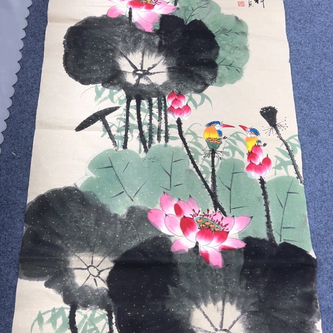 国画作品纯手绘制作品