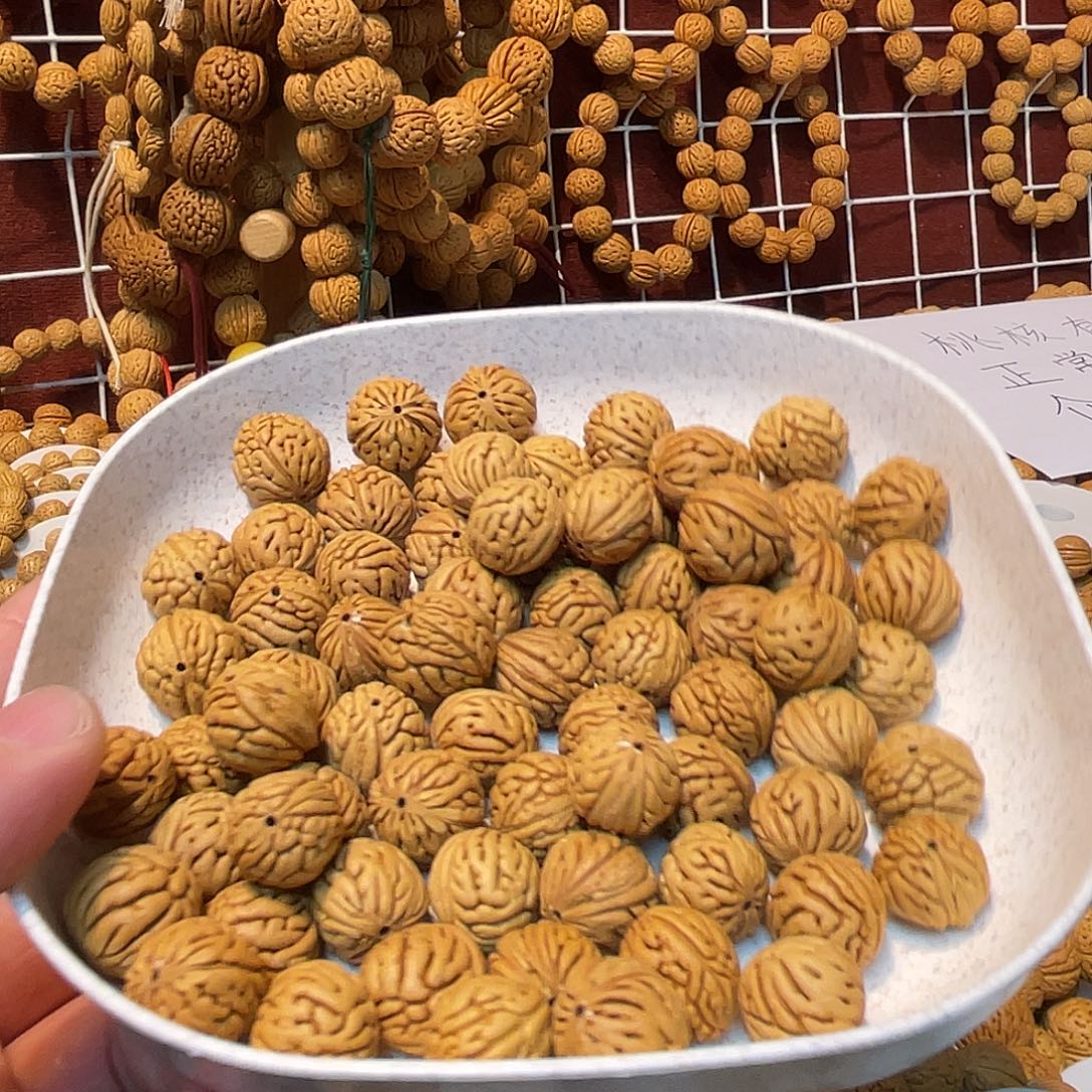 象***霸手串桃核18粒福利大肠