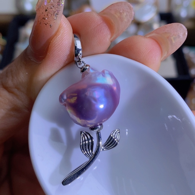 【闪购商品】淡水珍珠天然淡水珍珠合金
