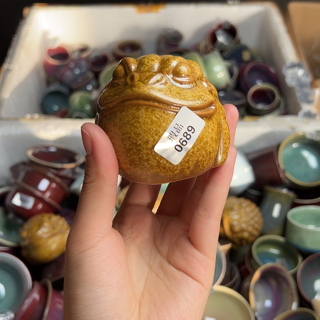 摆件陶窑口自销原矿钧瓷