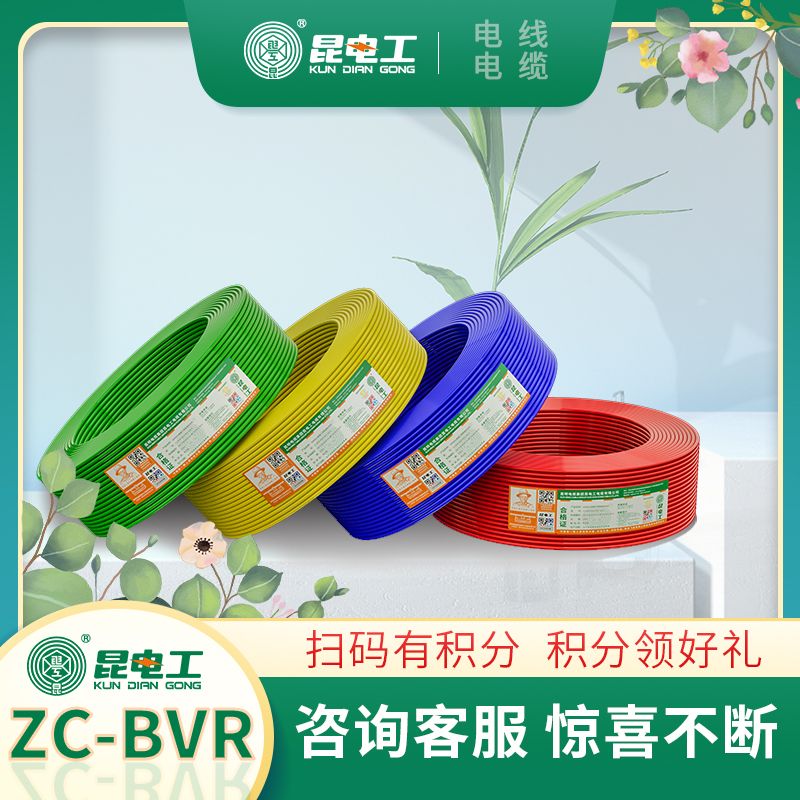 (双11）ZC BV/BVR 家装单芯/多芯线